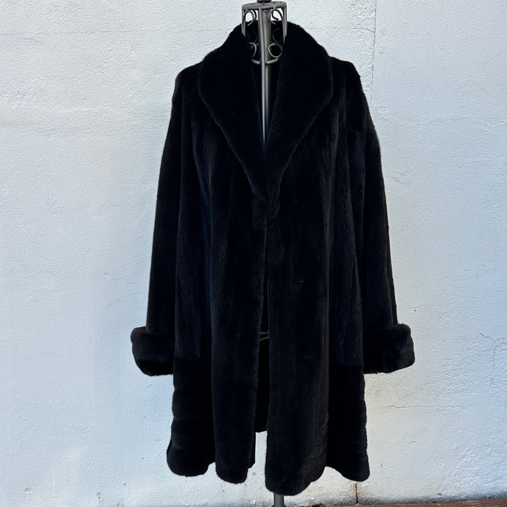 Vintage Ranch Mink Fur 3/4 Swing Jacket